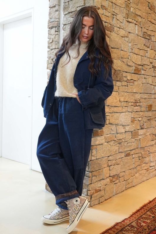 Mercer Soft Twill Jacket Navy 